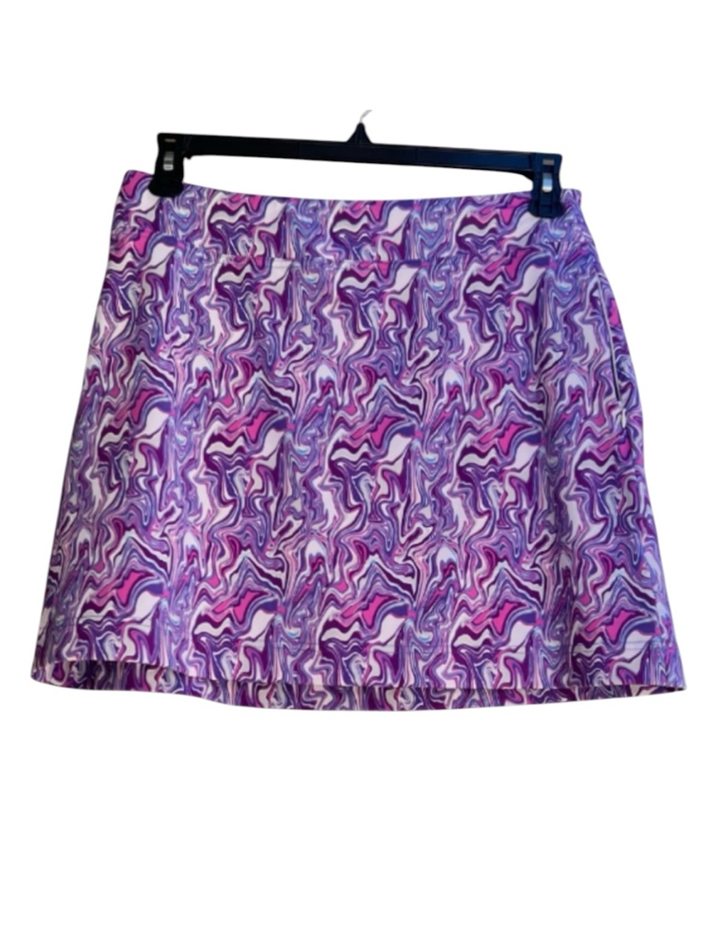 Oxford Golf Purple/Pink Swirl Golf Skort Athletic Tennis Pickleball Large